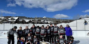 The Montana 64s make history hosting inaugural senior night at hockey invitational